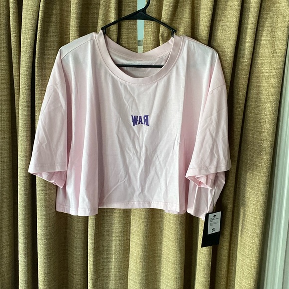 NWT RAW GEAR CROPPED TEE - Picture 1 of 3